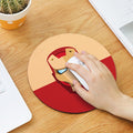 20cm Cartoon Animal Pattern Mouse Pad Round Mousepad Office Mice Pad Rubber Home Computer Anti-slip Table Mat Study Room PC