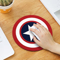 20cm Cartoon Animal Pattern Mouse Pad Round Mousepad Office Mice Pad Rubber Home Computer Anti-slip Table Mat Study Room PC