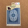 Nworld Persian Mini Woven Rug Mat Mousepad Carpet Pattern Cup Mouse Pad with Fring Retro Style Home Office Table Decor Craft