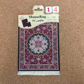 Nworld Persian Mini Woven Rug Mat Mousepad Carpet Pattern Cup Mouse Pad with Fring Retro Style Home Office Table Decor Craft