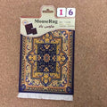 Nworld Persian Mini Woven Rug Mat Mousepad Carpet Pattern Cup Mouse Pad with Fring Retro Style Home Office Table Decor Craft