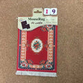 Nworld Persian Mini Woven Rug Mat Mousepad Carpet Pattern Cup Mouse Pad with Fring Retro Style Home Office Table Decor Craft