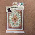 Nworld Persian Mini Woven Rug Mat Mousepad Carpet Pattern Cup Mouse Pad with Fring Retro Style Home Office Table Decor Craft