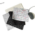 Mathematical Formula Rectangle 180X220X2MM 250X290X2MM No Computer Mouse Pad Edge Overlock Rug