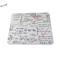 Mathematical Formula Rectangle 180X220X2MM 250X290X2MM No Computer Mouse Pad Edge Overlock Rug