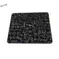 Mathematical Formula Rectangle 180X220X2MM 250X290X2MM No Computer Mouse Pad Edge Overlock Rug