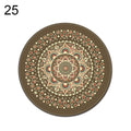 Vintage Bohemian Round Computer 3D Game Carpet Mouse Pad Mat Anti Slip Mousepad