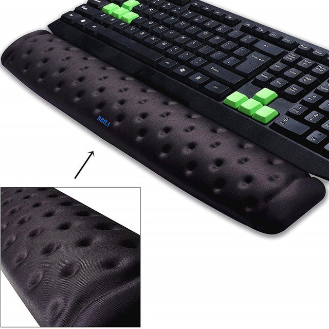 BRILA Memory Foam Ergonomics Mouse & Keyboard Wrist Rest Support Pad Cushion for Office Work and PC gaming, Wrist Pain Relief